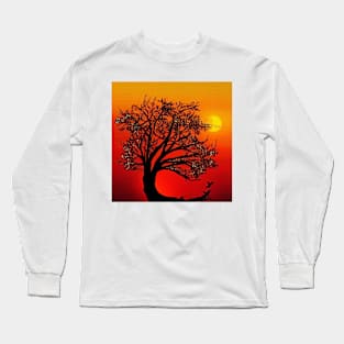 Countryside Sunset Long Sleeve T-Shirt